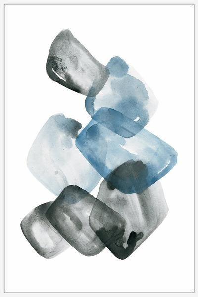 "Hand in Hand" Floater Framed Painting Print on Canvas, 20"x30"