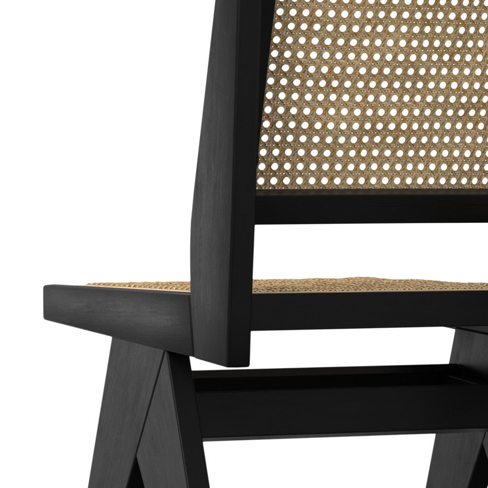 Regina Dining Chair (Set of 2) in Black
