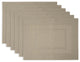 DII Stone PVC Doubleframe Placemat 6 Piece
