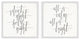 All Is Calm Diptych, 2-Piece Set, 24x24 Panels