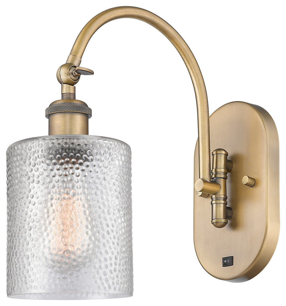 Innovations 518-1W-BB-G112-LED 1-Light Sconce, Brushed Brass
