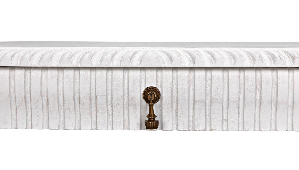 Noir Furniture Cavalier Sideboard, White Wash GCON333WH