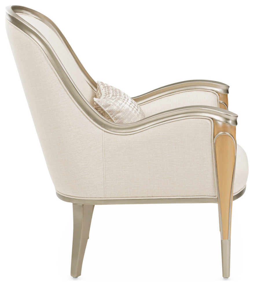 Villa Cherie Accent Chair - Pearl/Caramel