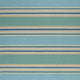 8'X10' Ocean Blue Hand Hooked Uv Treated Awning Stripes Indoor Outdoor Area Rug