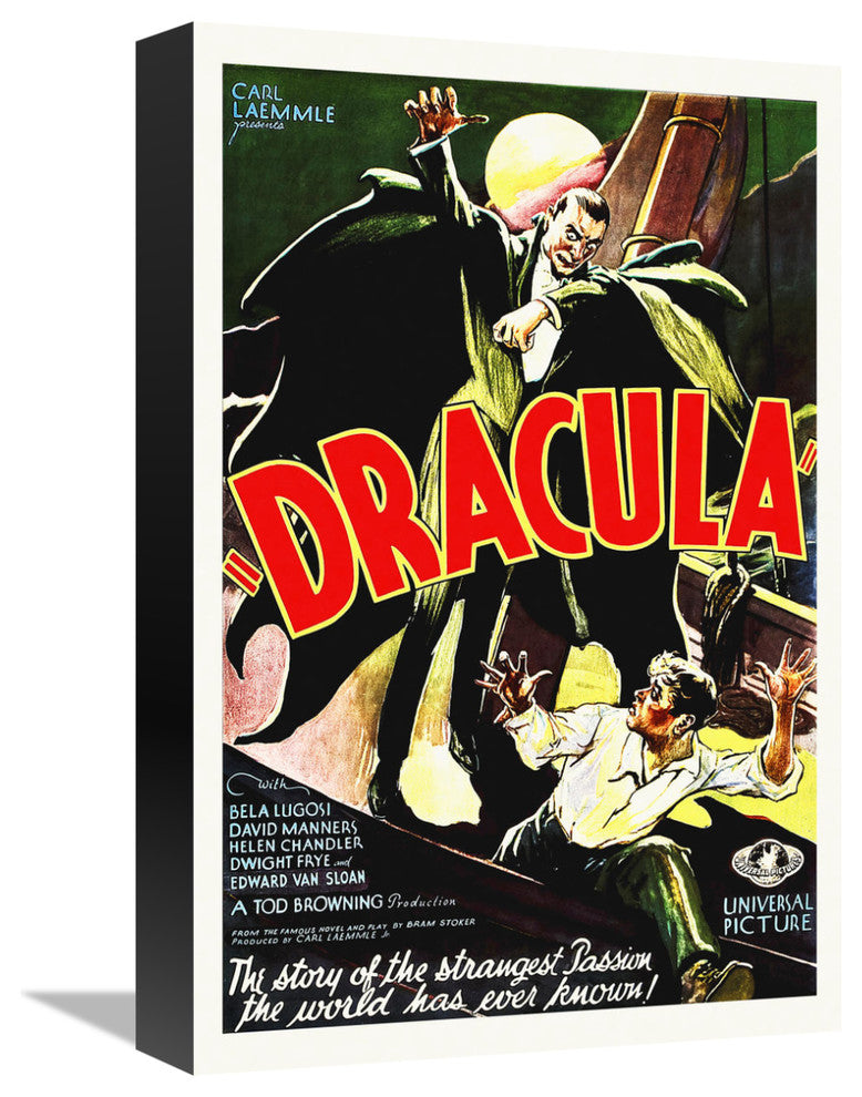 "Dracula" Stretched Canvas Giclee by Hollywood Photo Archive, 11x16"