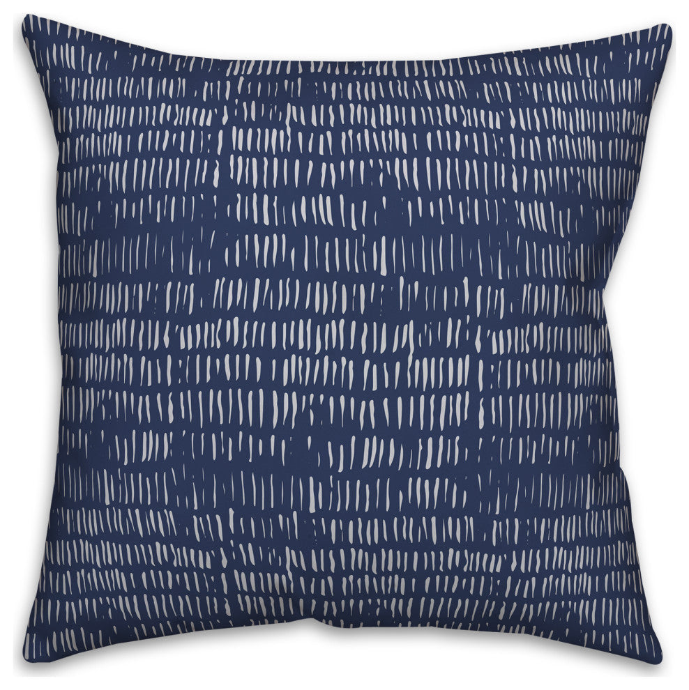 Indigo Thatch 16 x 16 Spun Poly Pillow