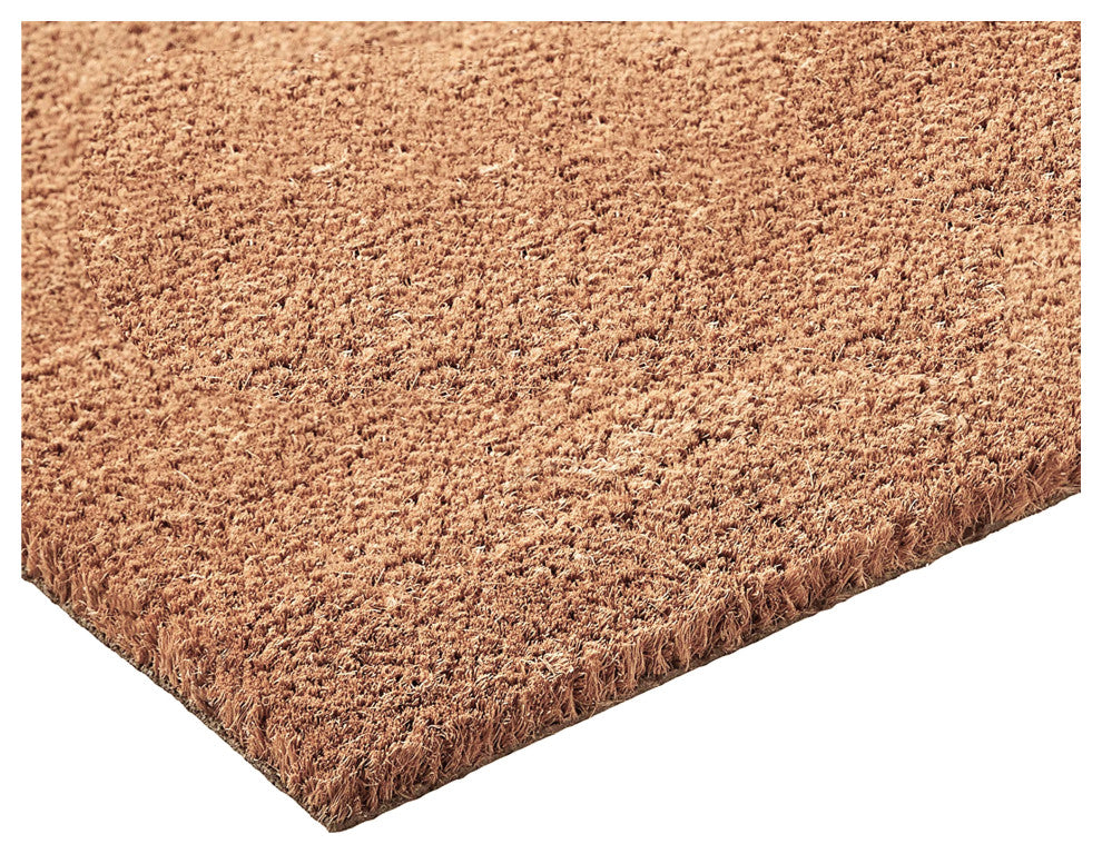 Natural Coir & Vinyl Doormat, 30"x48"