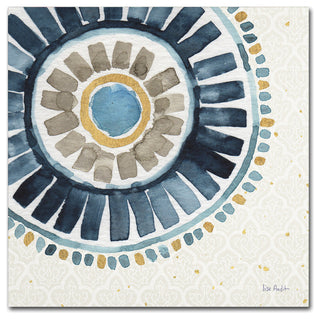 Lisa Audit 'Indigold XVII' Canvas Art, 14"x14"