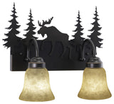 Vaxcel Lighting VL55602BBZ Yellowstone 2 Light 16-3/4"W Bathroom - Burnished