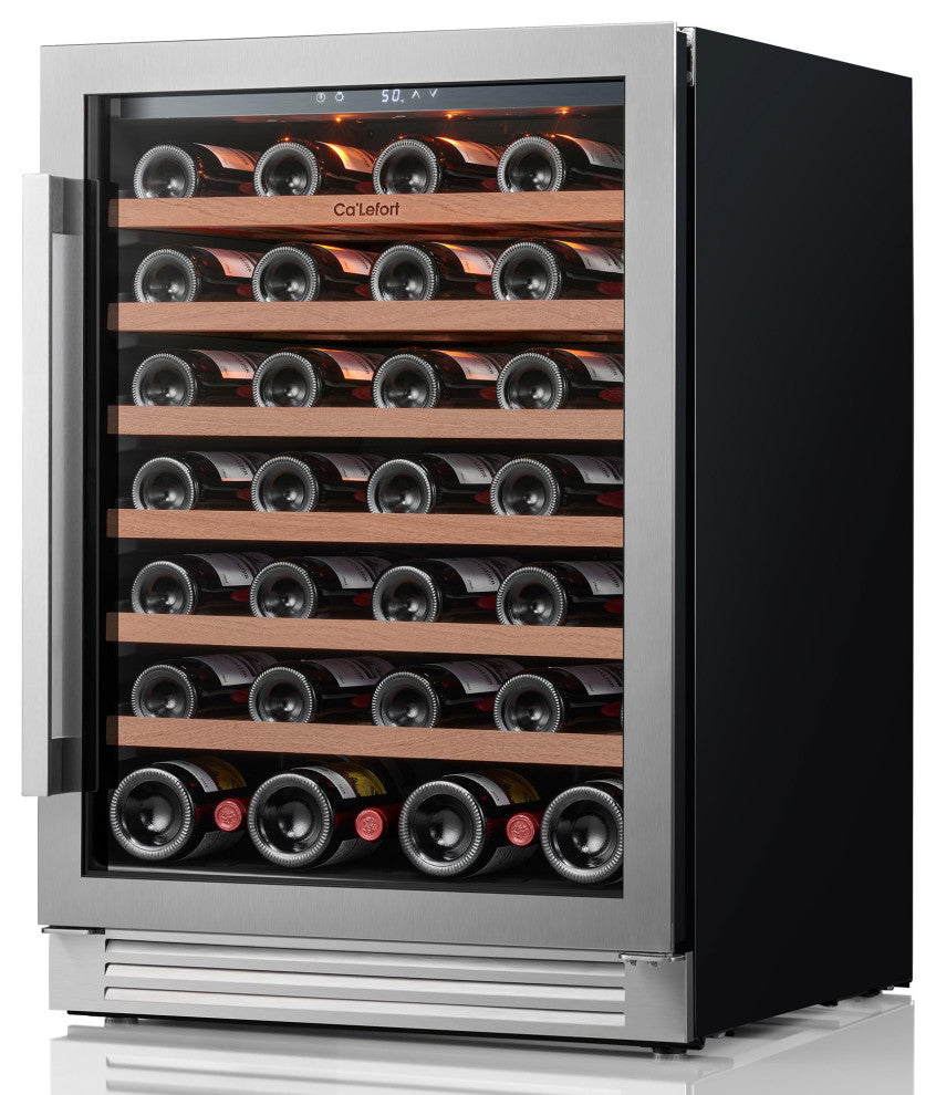 Ca"™Lefort 24" Wine Refrigerator 40-65Â°F Temp Control, 3 LED Lighting