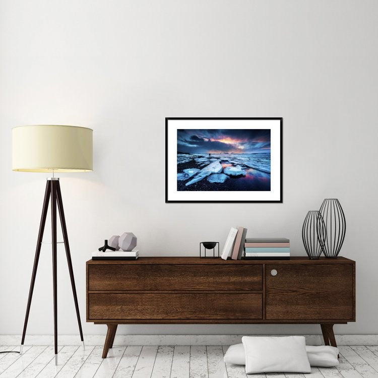 "Badlands Iii" Framed Digital Print by David Martin Castan, 38"x28"