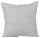 White Decorative Pillow Covers 24"x24" Cotton, Free Spirit