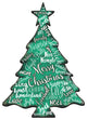 Merry Christmas Tree Door Hanger