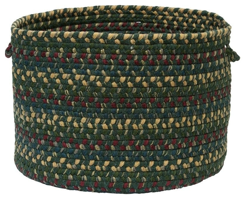 Colonial Mills Basket Midnight Deep Forest Round