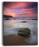 "Beautiful Guincho Beach in Portugal" Contemporary Seascape Art Canvas, 12"x20"
