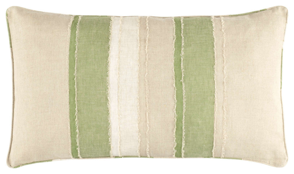 Moon Hills Linen Olive Sham, Euro