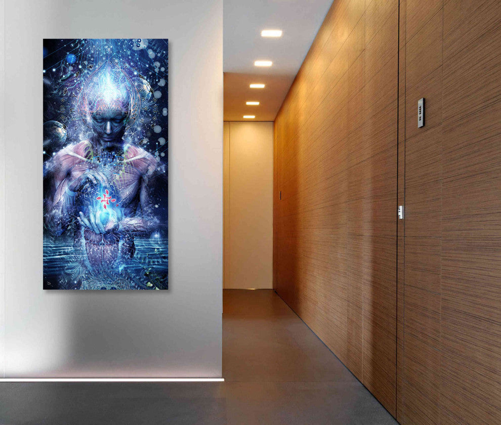 Epic Graffiti "Silence Seekers" by Cameron Gray, Giclee Canvas Wall Art, 12"x24"