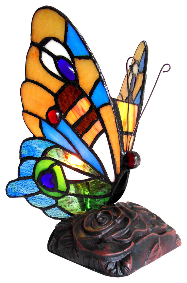 Kacy 4  1-Light Butterfly Accent Table Lamp 9"