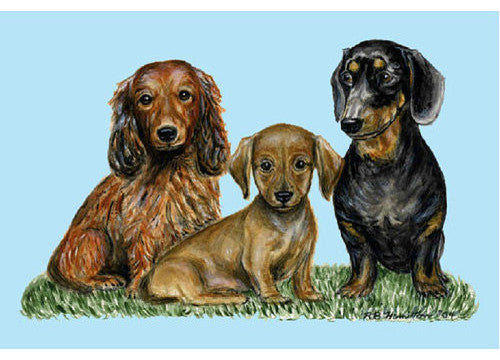 Betsy Drake Dachshunds 30 X 50 Inch Comfort Floor Mat