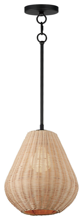 Maxim 12602 Maldives 11"W LED Pendant - Black