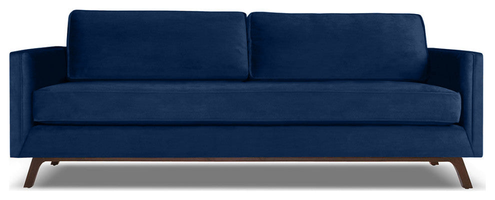 Nativa Interiors Chantel 72" Sofa, Blue, Classic Depth