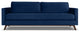 Nativa Interiors Chantel 72" Sofa, Blue, Classic Depth