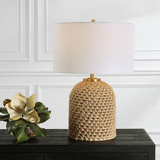 Kendari Rope and Rattan Table Lamp