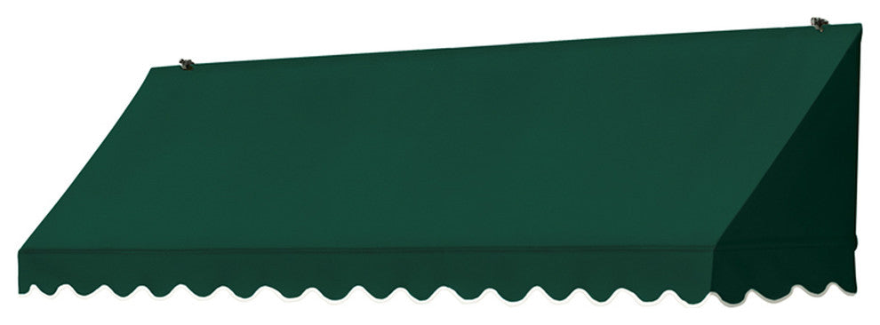 Traditional Awnings in a Box, Forest Green, 8'