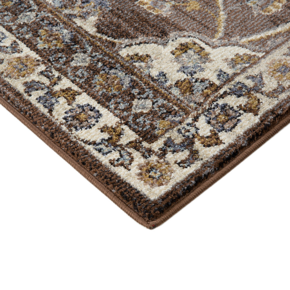 Jordan Bea Power-Loomed Polypropylene Area Rug, Brown, 7'10"x10'2"