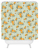 Iveta Abolina Tangerine Burst Shower Curtain, Standard