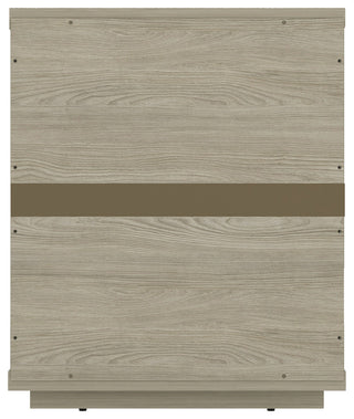 Manhattan Comfort Evelyn Nightstand, Natural, Single