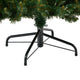 7' Northern Rocky Spruce Faux Xmas Tree W/400 Clear Lights & Bendable Branches
