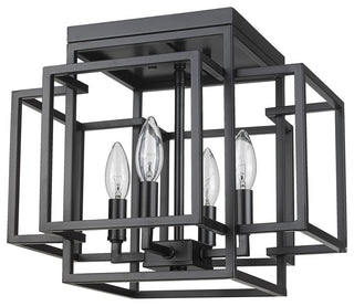 Zlite 454F-MB 4-Light Flush Mount, Other