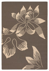 Nova Transitional Area Rug, Brown, 5'x7'6"