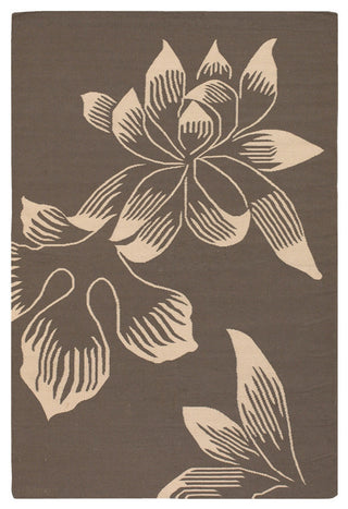 Nova Transitional Area Rug, Brown, 5'x7'6"