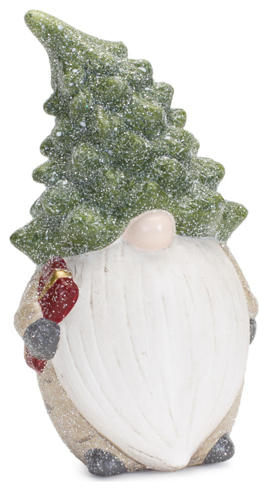 Gnome With Tree Hat, 2-Piece Set