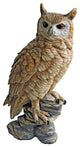 Perching Forest Owl Statue