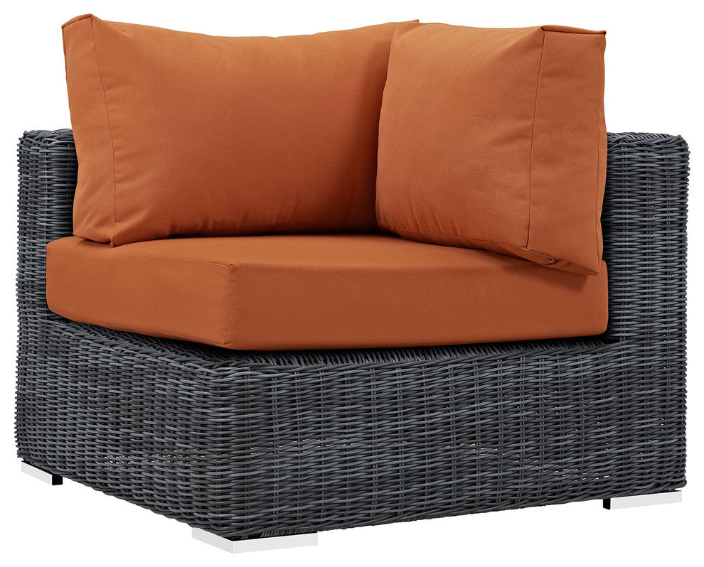 Summon 10-Piece Outdoor Patio Sunbrella Sectional Set