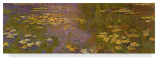 Claude Monet 'Water Lilies' Canvas Art, 47"x16"
