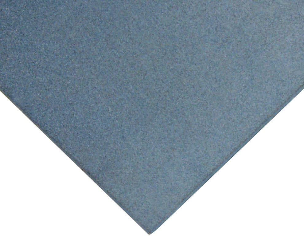 "Eco-Sport" 0.75" Interlocking Rubber Tiles, 0.75"x19.5"x19.5", Blue, 25 Pack