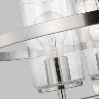 Generation Lighting 3124673 Alturas 3 Light 19"W Outdoor Pillar - Brushed