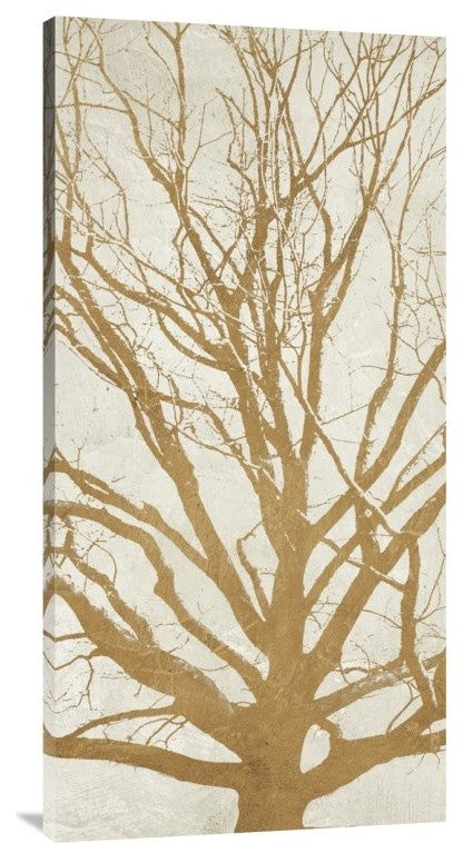"Golden Tree II" Stretched Canvas Giclee by Alessio Aprile, 18x36"
