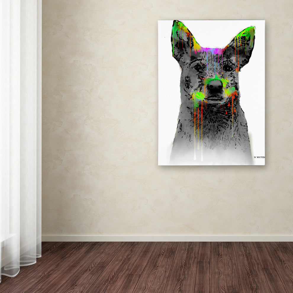 'Cattle Dog' Canvas Art by Marlene Watson
