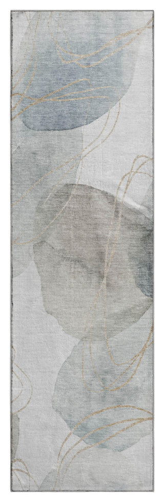 Premium Machine Washable Mayfield AMF544 Ivory 2'3" x 7'6" Runner Rug
