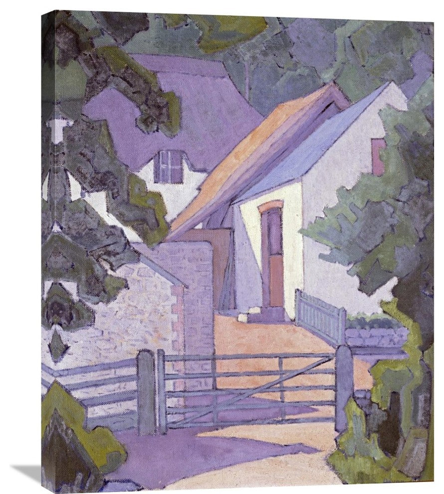 "Morning, The South Downs" Stretched Canvas Giclee by Robert Bevan, 24"x30"