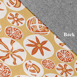 Bay Treasure Rug, Yellow, 4'x6'