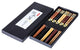 Heim Concept 5 Pair Organic Hardwood Japanese Reusable Wood Chopsticks, Original