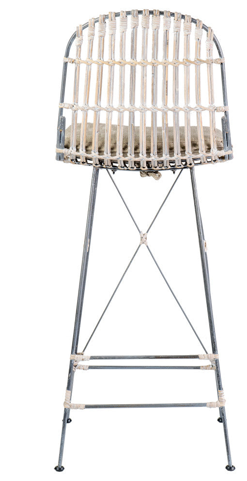 East at Main Dover Rattan Barstool (Set of 2)