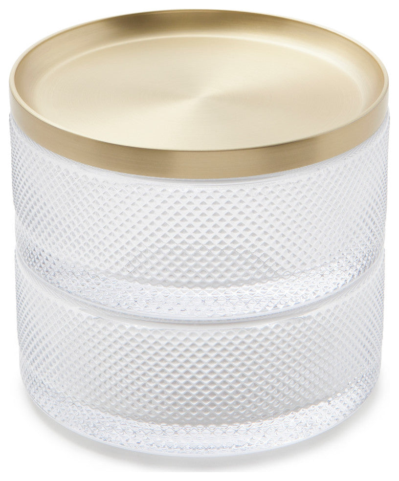 Umbra Tesora Jewelry Box, Brass