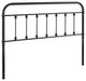 Sage Twin Metal Headboard Black